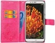Чохол Clover для Huawei Y6 2018 книжка шкіра PU Малиновий - зображення 4
