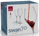 Набір келихів для вина Rona Bordeaux Swan 700 мл (6650/700) - зображення 3