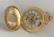 Карманные механические часы ажурные золотистые + цепочка и крепление (PW M2 gold) - изображение 2