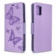 Чохол-книжка з малюнком UniCase Butterfly Pattern для Samsung Galaxy A51 - Purple - зображення 4