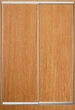 Шкаф купе Luxe Studio Стандарт-2 ДСП 1000x2000x450 двухдверный (82785) - изображение 1