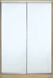 Шкаф купе Luxe Studio Классик-1 Зеркало с Пескоструем 1100x2300x600 двухдверный (76445) - изображение 1