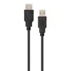 Дата кабель USB 2.0 AM/AF 3.0m Vinga (VCPUSBAMAF3BK) - зображення 2