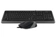 Комплект (клавиатура, мышь) A4Tech F1010 Black/Grey USB - изображение 2