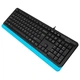 Клавіатура A4Tech FK10 Blue - зображення 10