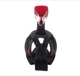 Маска для плавания TheNice M2068G L\XL Black-Red - изображение 4