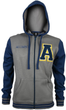 Толстовка JINX World of Warcraft Hoodie - Alliance Varsity Dark Grey/Navy, 2XL - изображение 1