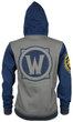 Толстовка JINX World of Warcraft Hoodie - Alliance Varsity Dark Grey/Navy, 2XL - изображение 2