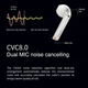 Беспроводные сенсорные наушники Bluetooth 5.0 Edifier TWS200 Qualcomm QCC3020 с поддержкой aptX 4 микрофона Белые - зображення 5