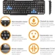 Клавіатура дротова Piko KB-106 (1283126467097) - зображення 3