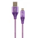 Дата кабель USB 2.0 Micro 5P to AM Cablexpert (CC-USB2B-AMmBM-1M-PW) - изображение 1