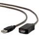 Дата кабель USB 2.0 AM/AF 5.0 m active Cablexpert (UAE-01-5M) - зображення 1