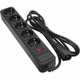 Мережевий фільтр живлення Patron 2 m31mm2 (SP-1055U) 5 розеток BLACK (EXT-PN-SP-1055U) - зображення 1