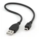 Дата кабель USB 2.0 AM to Mini 5P 0.3m Cablexpert (CCP-USB2-AM5P-1) - зображення 1