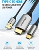 Кабель Vention Type-C - HDMI 2.0 с питанием, 2 m (CGTBH) - изображение 4
