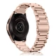 Браслет для Samsung Galaxy Watch 46mm | 3 45mm | Gear S3 Ремешок 22мм стальной классический Розовое Золото BeWatch (1020438) - изображение 1