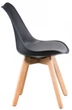 Стул для кухни и гостиной Special4You Sedia Black/Grey (E4893) - изображение 4