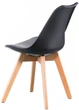 Стул для кухни и гостиной Special4You Sedia Black/Grey (E4893) - изображение 6