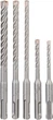 Набор буров Bosch SDS-plus 5X 5/6/6/8/10 мм 5 шт  (2608833910) - изображение 1