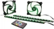 Набор вентиряторов и подсветки для корпуса QUBE RGB Aura Lights (RGB_AURA_KITv01) - изображение 1