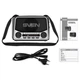 Радіоприймач портативний SVEN SRP-525 Grey з USB, microSD, FM/AM/SW радіо, акумулятором, ліхтариком та живленням від мережі 220 В - изображение 8