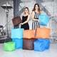 Безкаркасний пуф Tia Кубик 30х30х30 см Оксфорд 600D - зображення 5