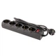 Мережевий фільтр живлення LogicPower LP-X5 PREMIUM, 3m black (9584) - зображення 4