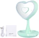 Зеркало для макияжа Mindo Heart с Led подсветкой и функцией ночника Зеленое (md8021) (2500000000690) - изображение 2