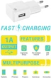 Мережевий зарядний пристрій Piko TC-101 USB 1 A White (1283126477553) - изображение 2