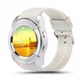 Розумний смарт-годинник (Smart Watch) UWatch V8 White (білий) Original (L29) - зображення 1