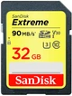 Карта памяти SANDISK SDHC 4k Extreme 32GB C10 V30 UHS-I U3 (SDSDXVE-032G-GNCIN) - изображение 1