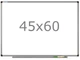 Доска UkrBoards магнитно-маркерная в алюминиевой раме 45x60 см - изображение 1