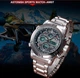 Чоловічий спортивний водостійкий тактичний годинник AMST Mountain Steel - изображение 7