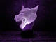 Нічник-світильник 3D "Вовк 3" 3DTOYSLAMP 23х18 см (osv0001375) - зображення 2