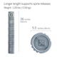 Массажный валик (роллер, ролик) Trigger Point CORE Roller 36' / 914x140 мм Gray (США) - изображение 11