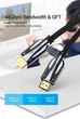 Кабель Vention HDMI-HDMI, 1.5 m, v2.1, 8K 60Hz, 4K 165Hz, 2K 144Hz, 1080P 240Hz (AALBG) - изображение 10