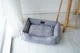 Лежак для собак Harley and Cho Dreamer 110х70 см с бортами Grey Velvet (3100097) - изображение 9
