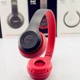 Бездротові навушники Bluetooth Wireless Headset P47 Black Гарнітура для ПК, телефону з мікрофоном - microSD, FM Червоний - зображення 3