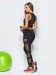 Спортивний комплект жіночий (топ і легінси) Go Fitness 70044 розмір 50-52 - зображення 2
