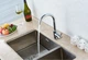 Смеситель кухонный Luxor Izmir Stainless steel + шланги подключения в комплекте , нержавеющая сталь, - изображение 5