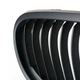 Решетка радиатора для BMW E90, 91 (2008-2011 рестайлинг) черный мат (ноздри) - изображение 4