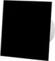 Панель AIRROXY 01-172 для вытяжных вентиляторов dRim 100/125 Black Gloss Glass черная глянцевая стеклянная - изображение 1
