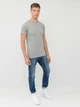 Футболка хлопковая длинная мужская Sol's Regent Fit 00553350 L Серая (3660734036910) - изображение 3