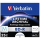 Диск BD Verbatim DL 25Gb 4x Jewel Case 5шт M-Disc Archival Media (43823) - зображення 1