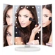 Тройное косметическое зеркало для макияжа с подсветкой LED Magnifying Mirror - изображение 9