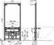 Инсталляция для биде ALCA PLAST A105/1120 - изображение 2