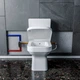Унитаз-биде компакт CERASTYLE Noura 028700 + сиденье Slim Soft Close 9SC1571001 - изображение 9