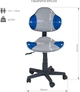 Детское кресло FunDesk LST3 Blue/Grey - изображение 9