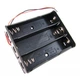 Отсек для 3 батарей 18650, 11.1В бокс кейс с проводами, Arduino - изображение 2
