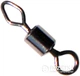 Вертлюг MiniMax Round та Diamond Eye Rolling Swivel №2 40 кг 10 шт. (YM-1030-2) - зображення 1